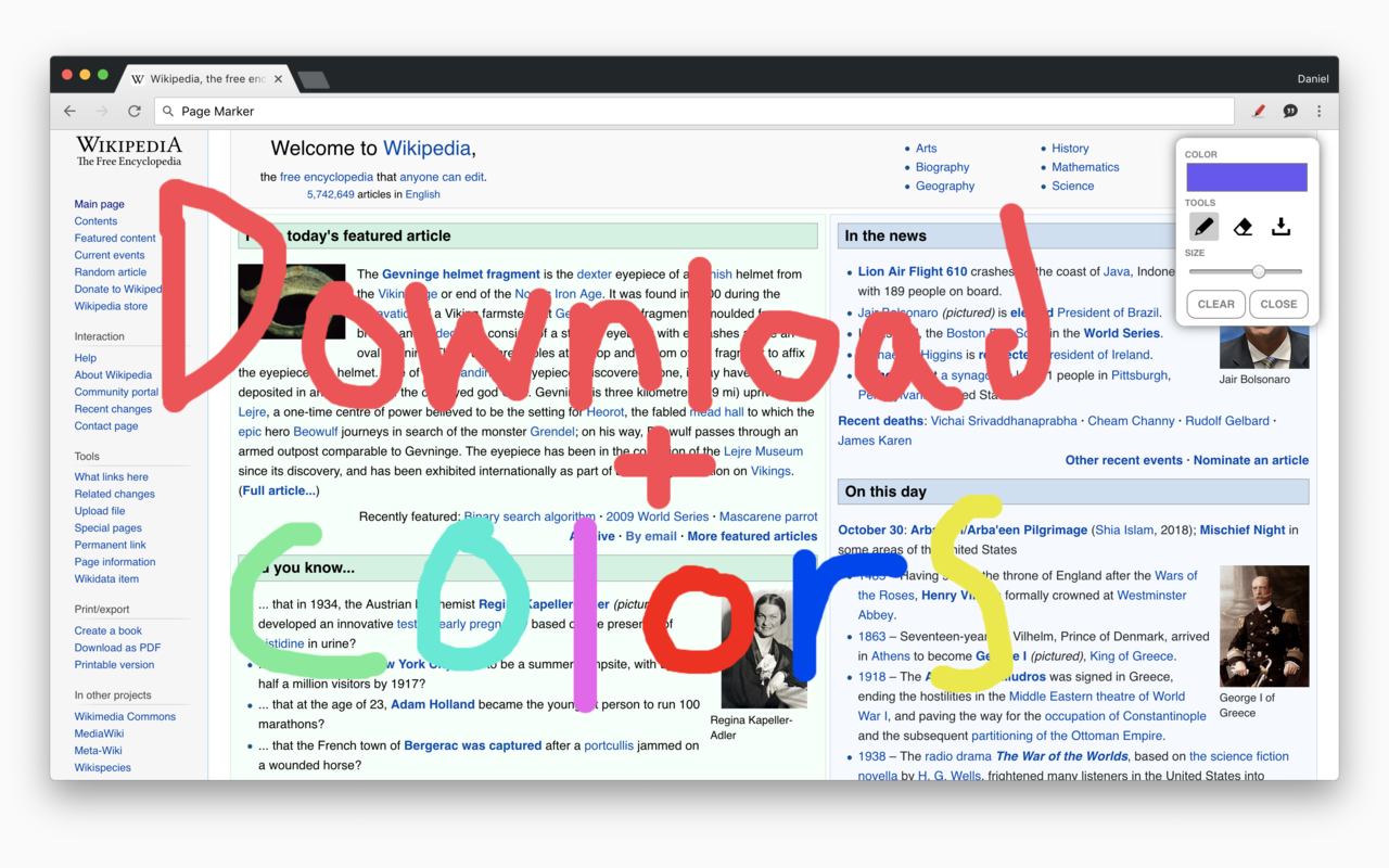 Page Marker - Draw on Web截图2