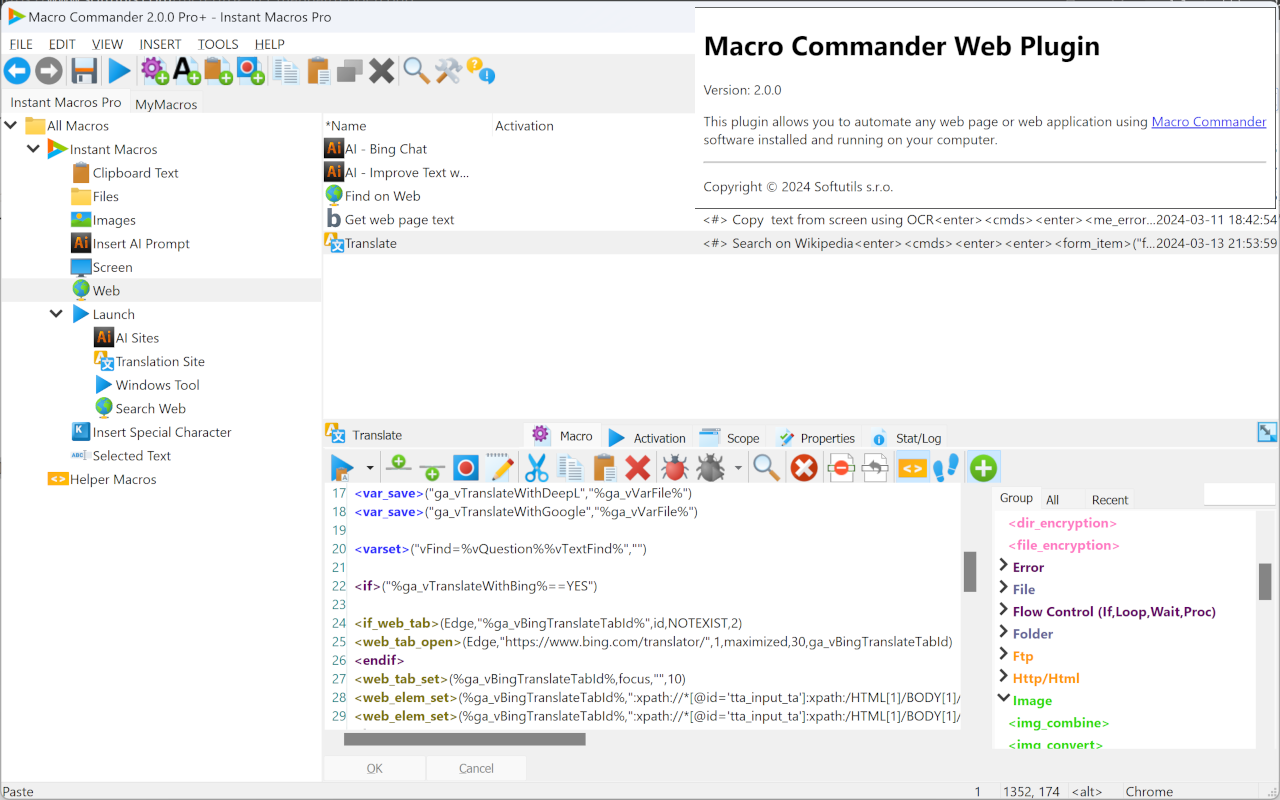 Macro Commander Web Plugin for Chrome截图1