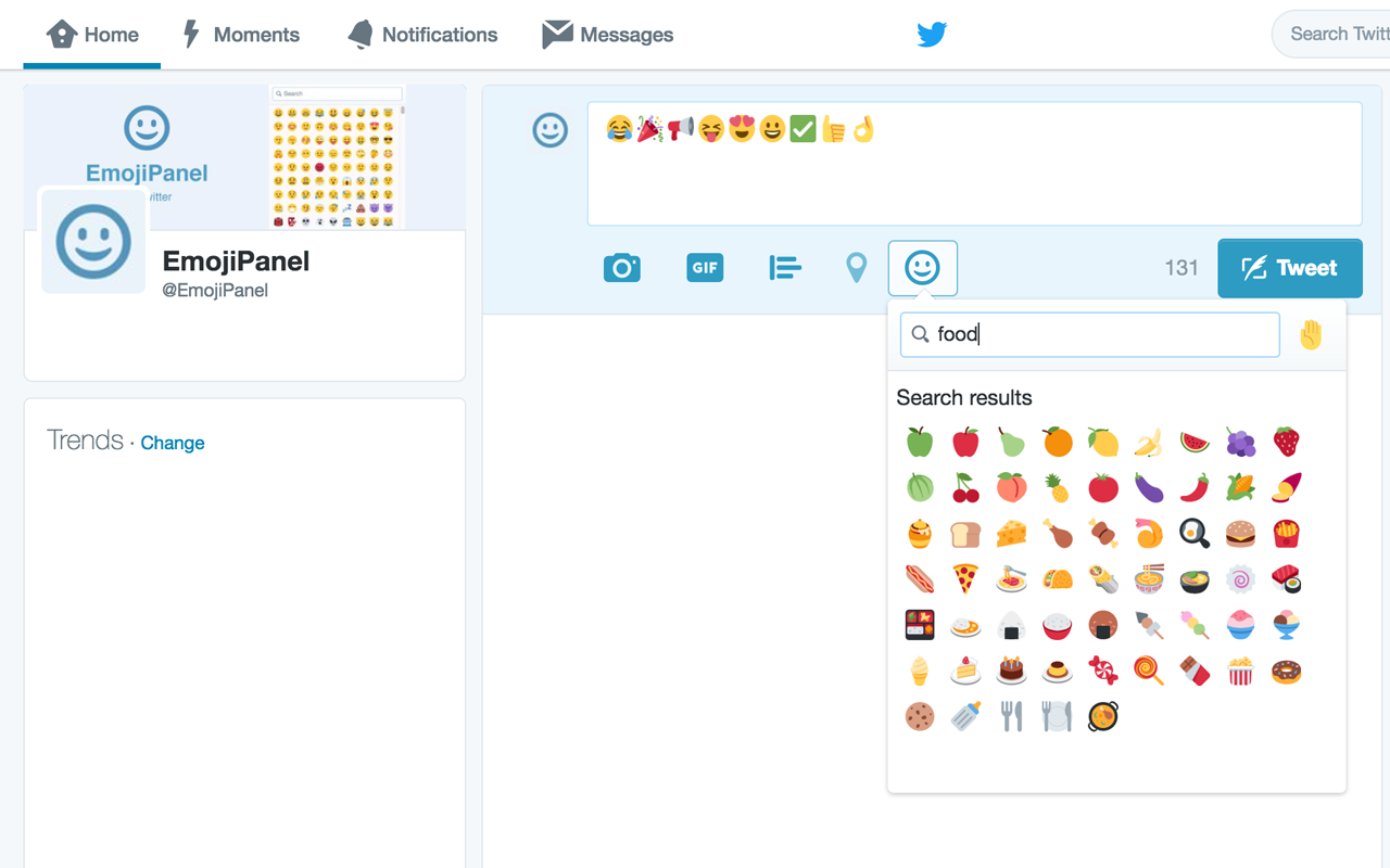 EmojiPanel for Twitter (Previously EmojiT)截图3