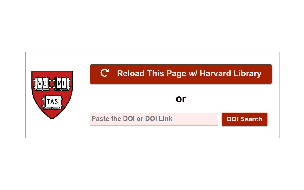 Harvard Library & DOI Search截图1
