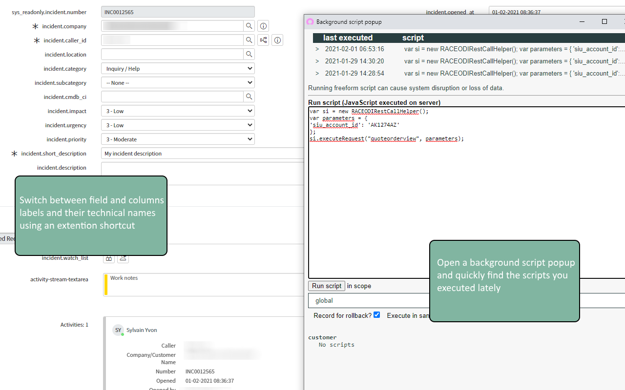 ServiceNow tool belt截图1