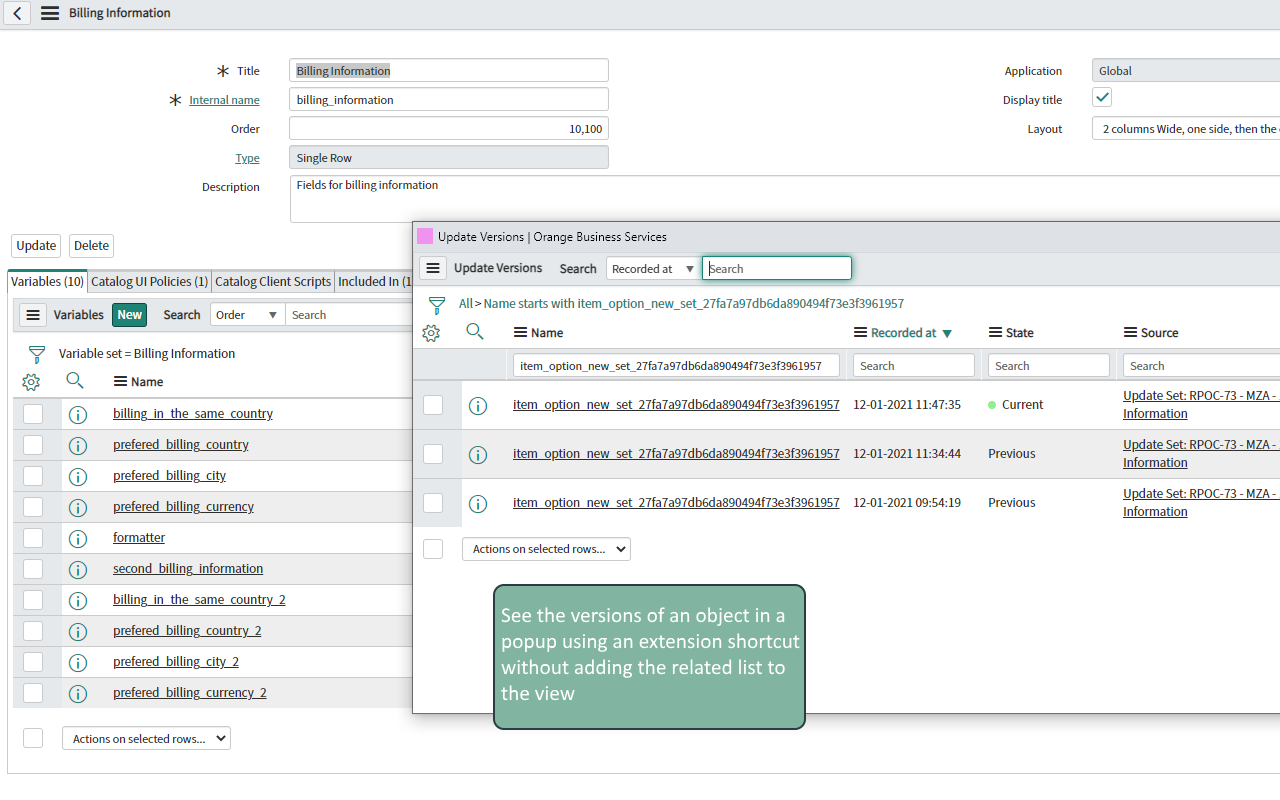 ServiceNow tool belt截图2