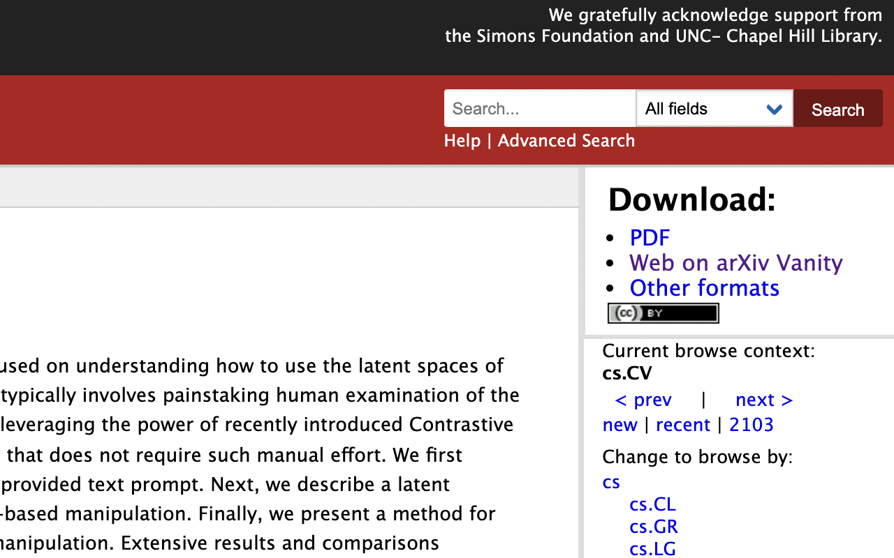 arXiv Vanity截图1