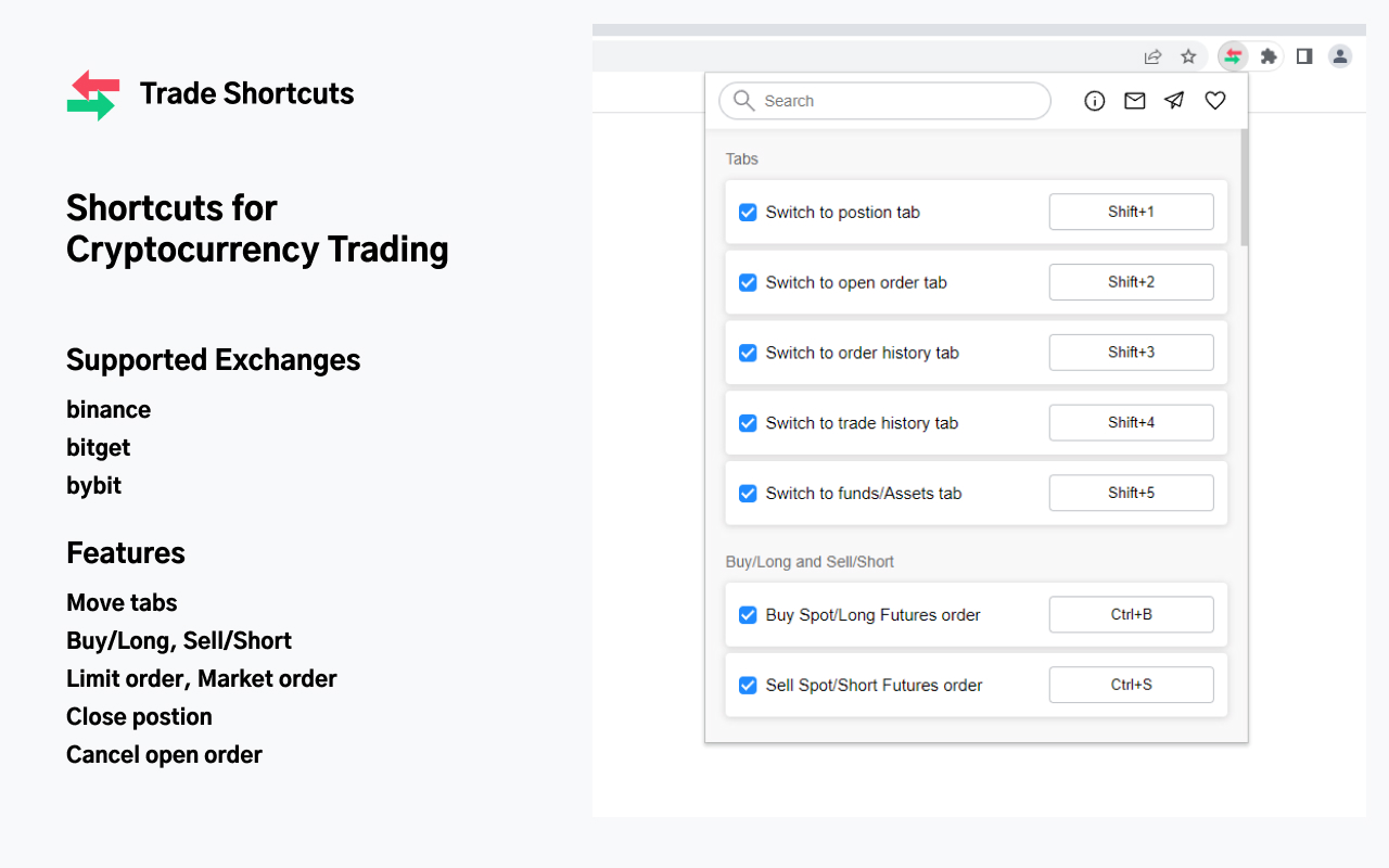 Trade Shortcuts截图1