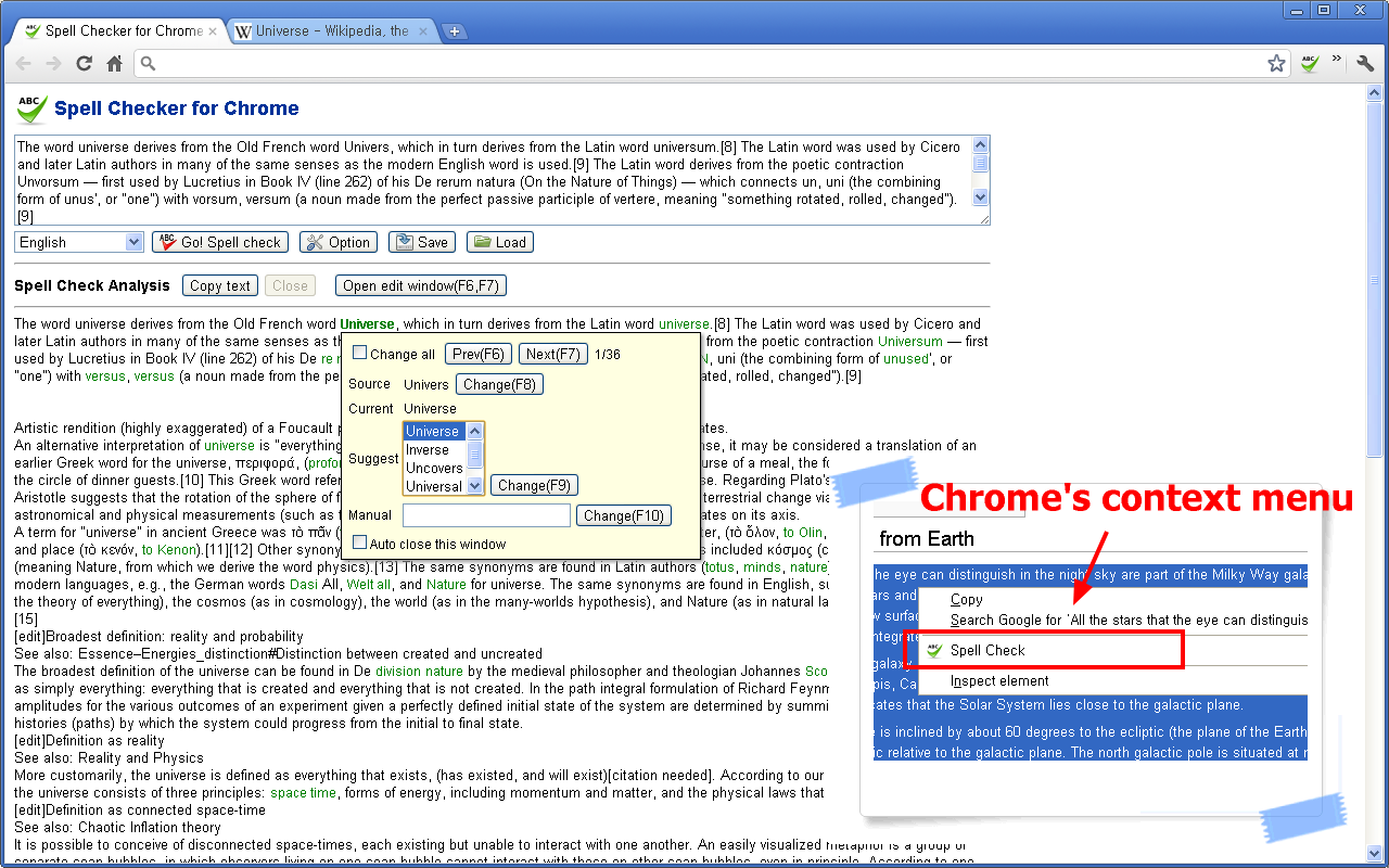 Spell Checker for Chrome截图1