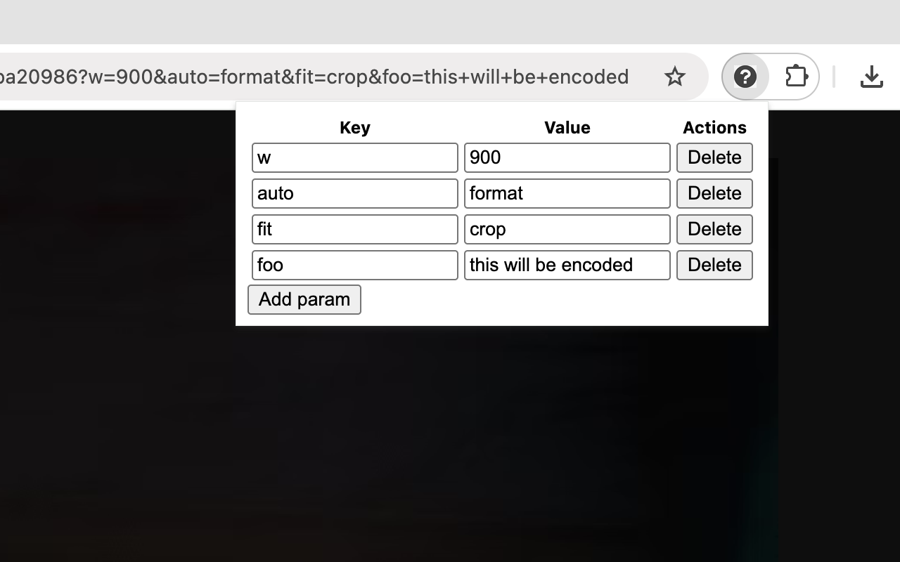Query params截图1
