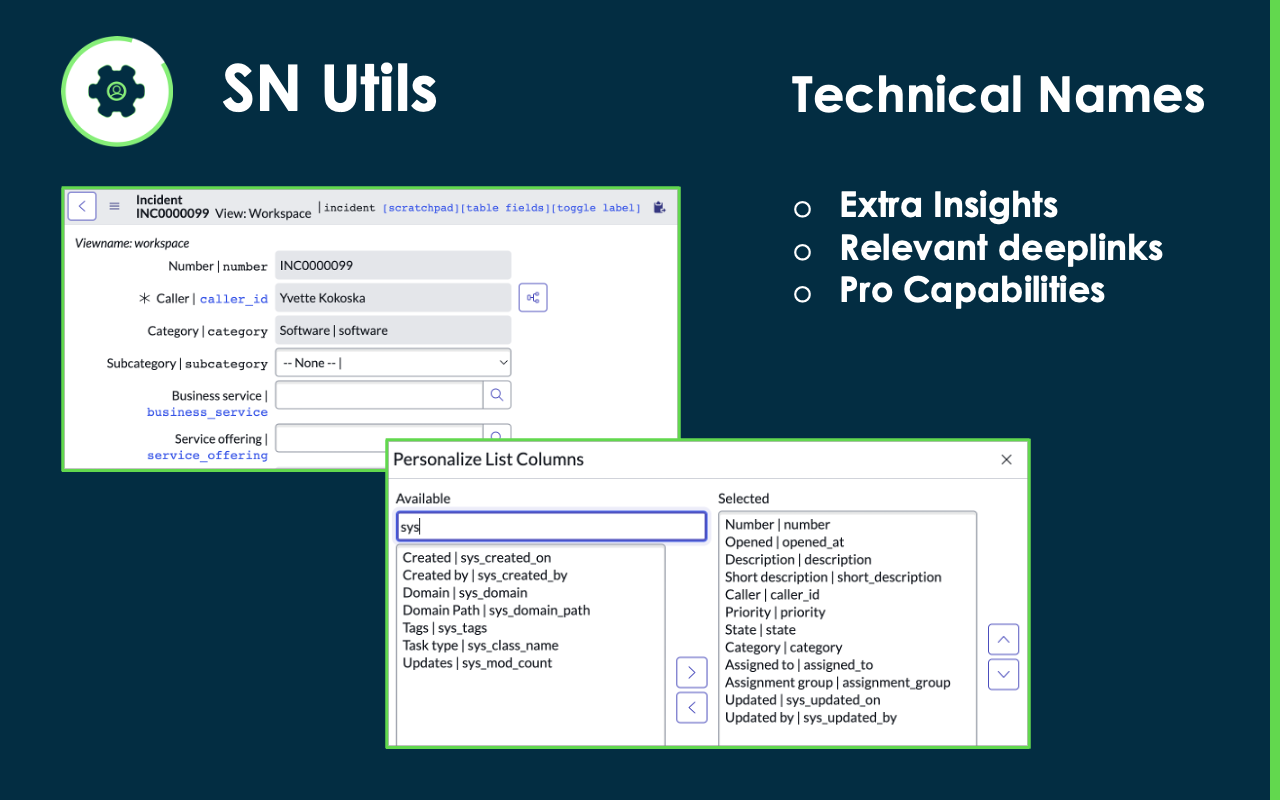 SN Utils - Tools for ServiceNow截图4