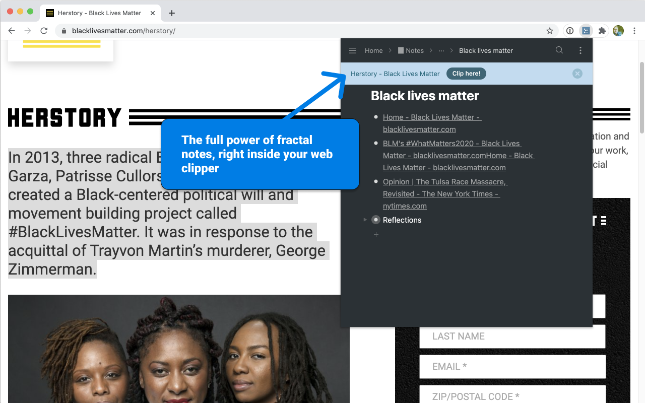 Workflowy Web Clipper截图2