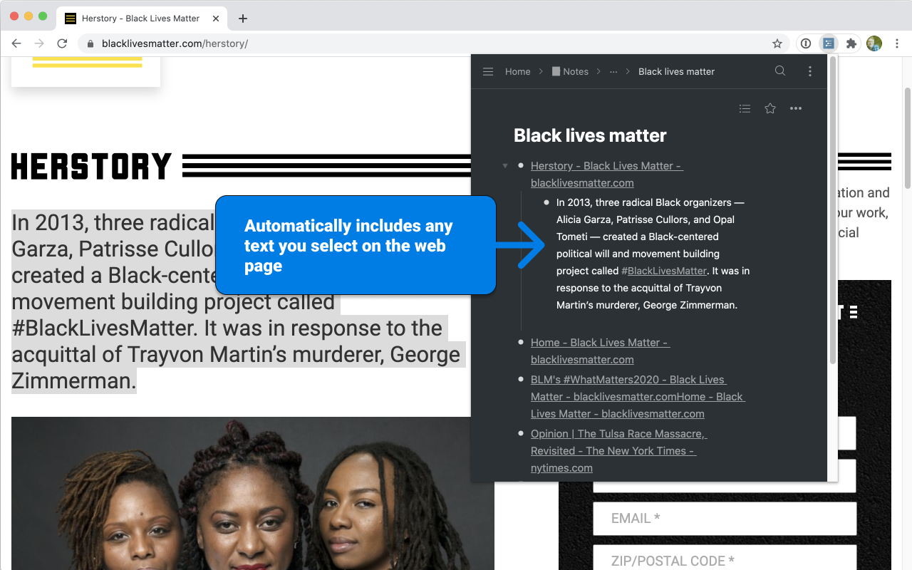 Workflowy Web Clipper截图3