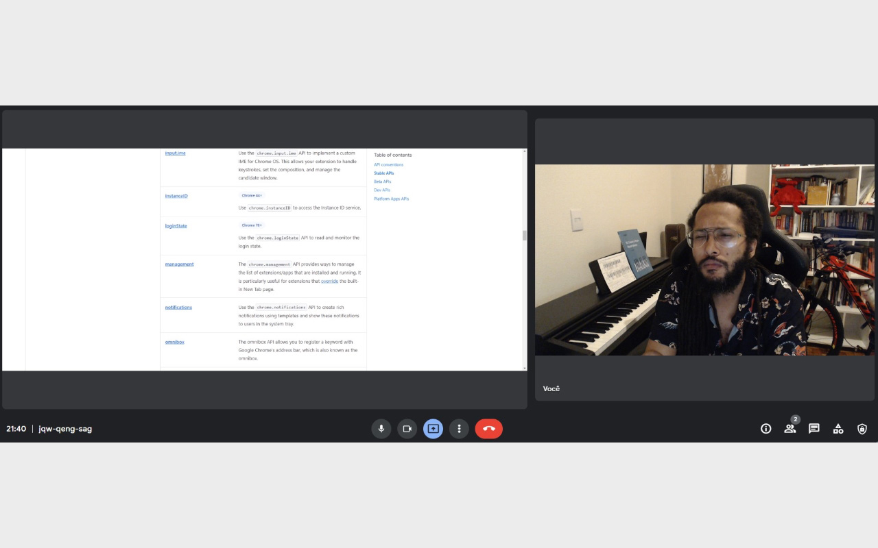 Zoom in-out Magnifier for Google Meet截图1