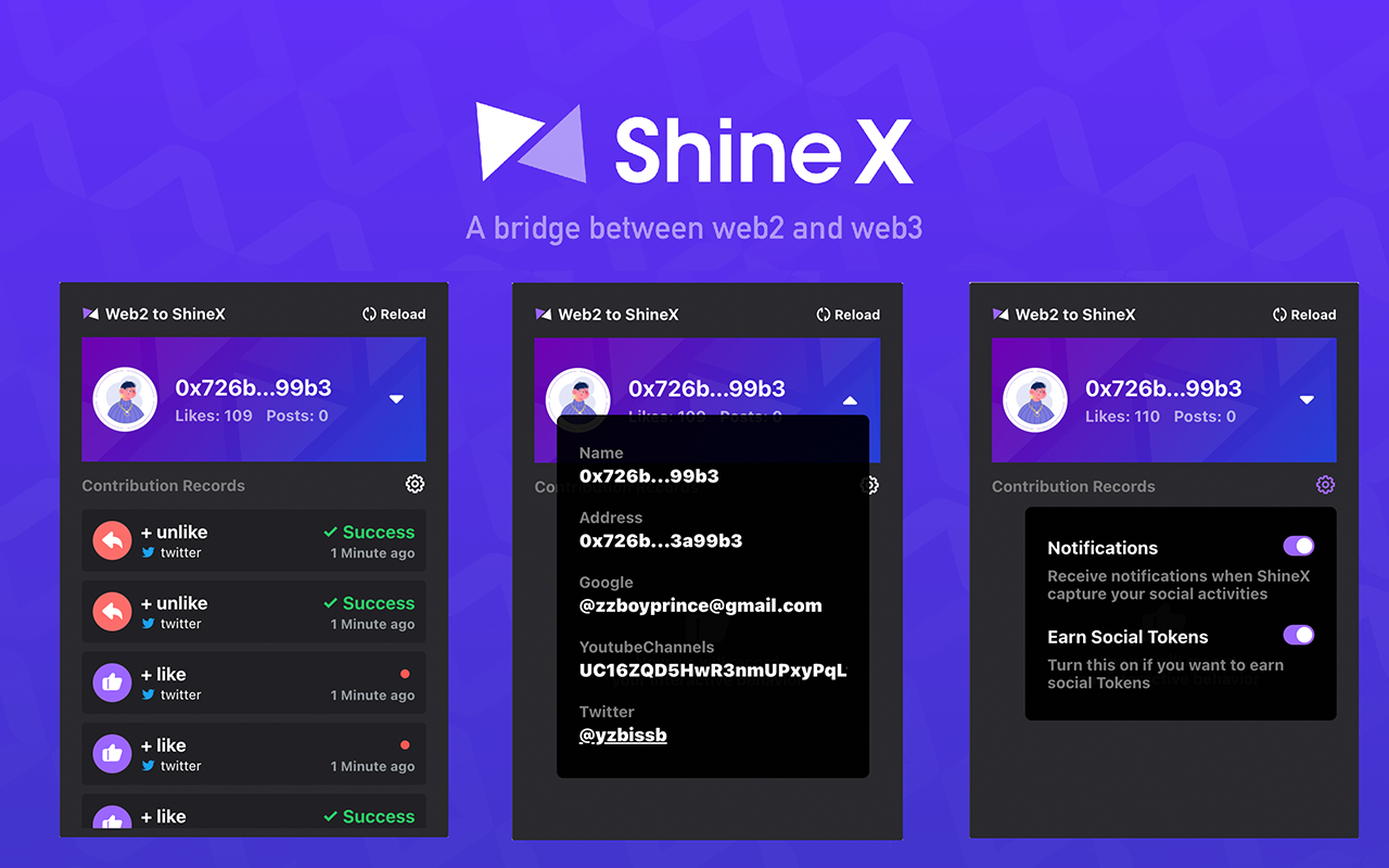 Web2 to ShineX截图1