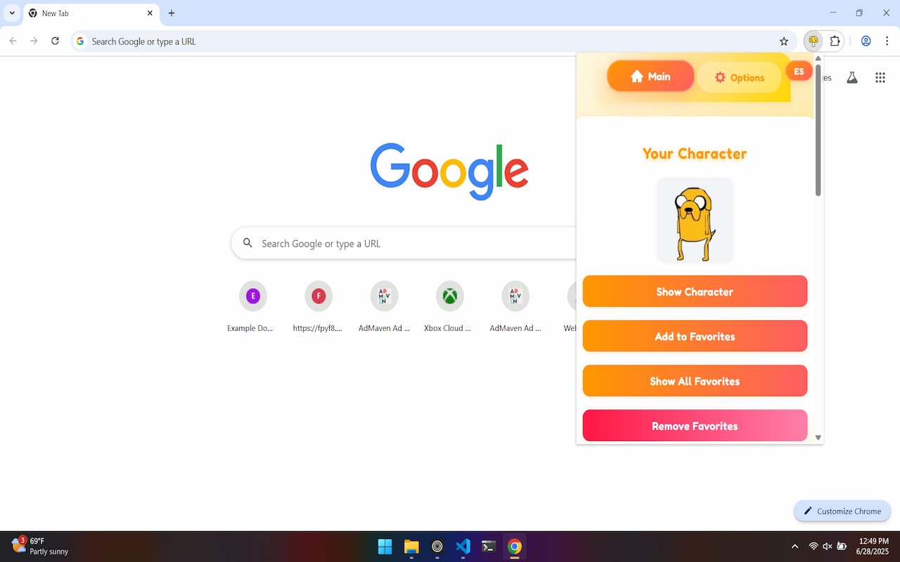 Sugoi Shimeji - Cute Browser Pets截图3