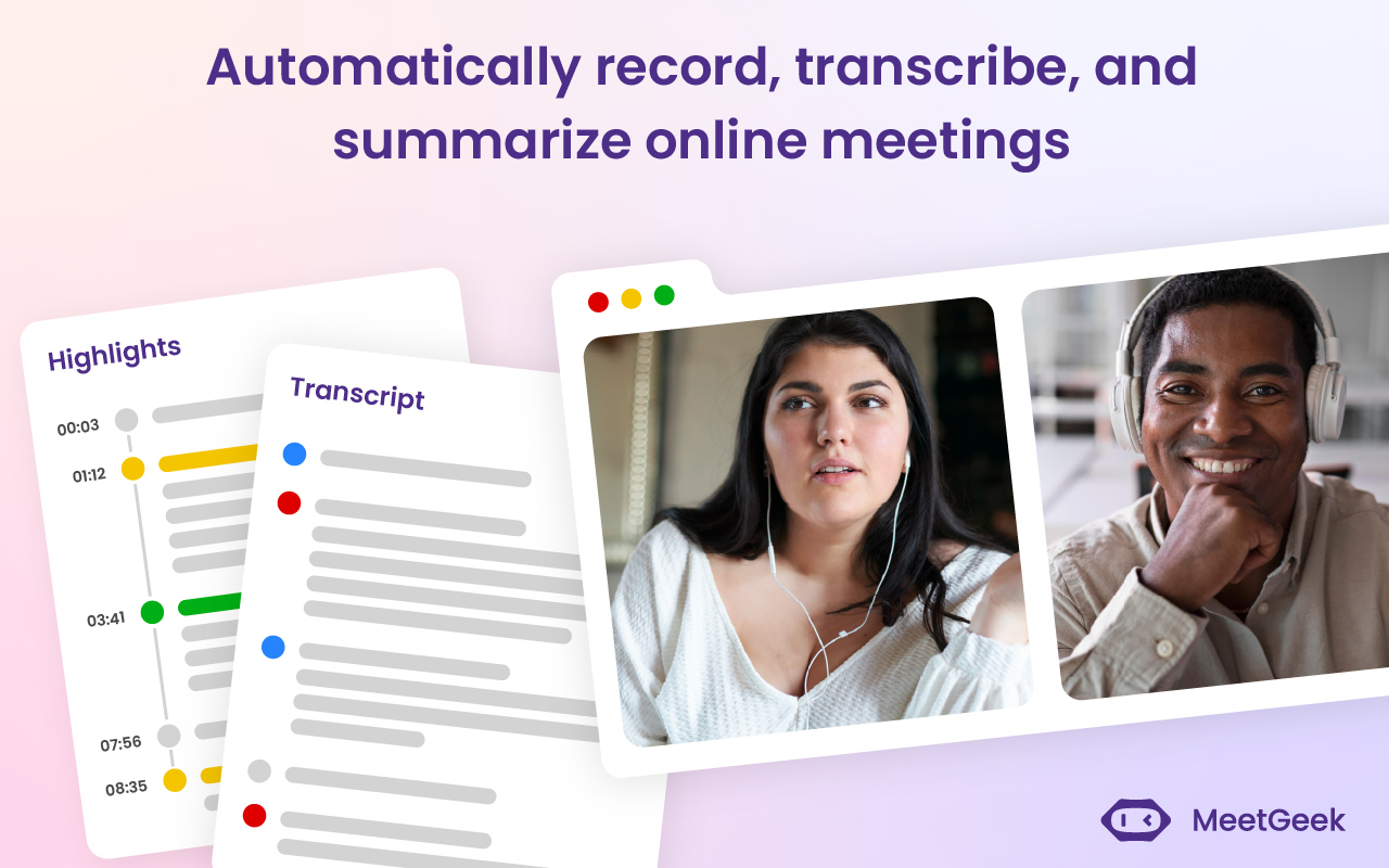 MeetGeek: AI Meeting Notes, Transcripts & Screen Recording截图4