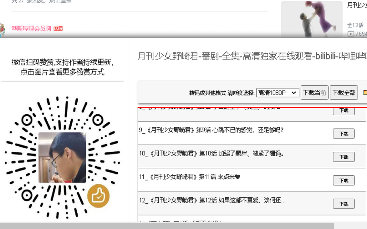 沐阳B站视频批量下载工具截图1