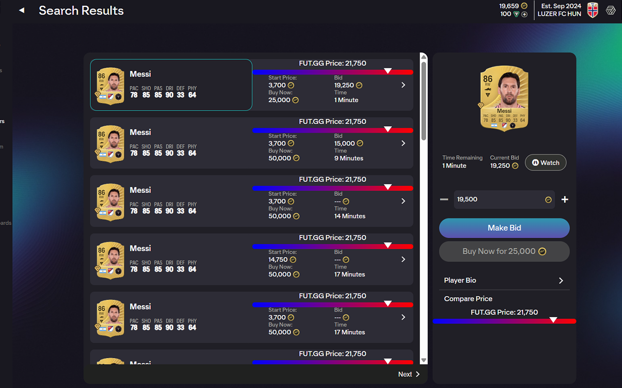 EA FC 26 Price helper截图5