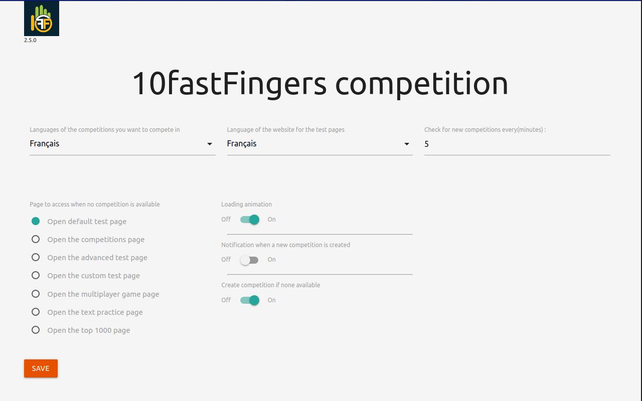 10fastfingerCompetition截图1