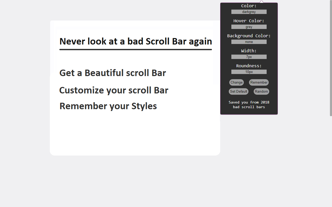 Beautiful Scrollbar截图3