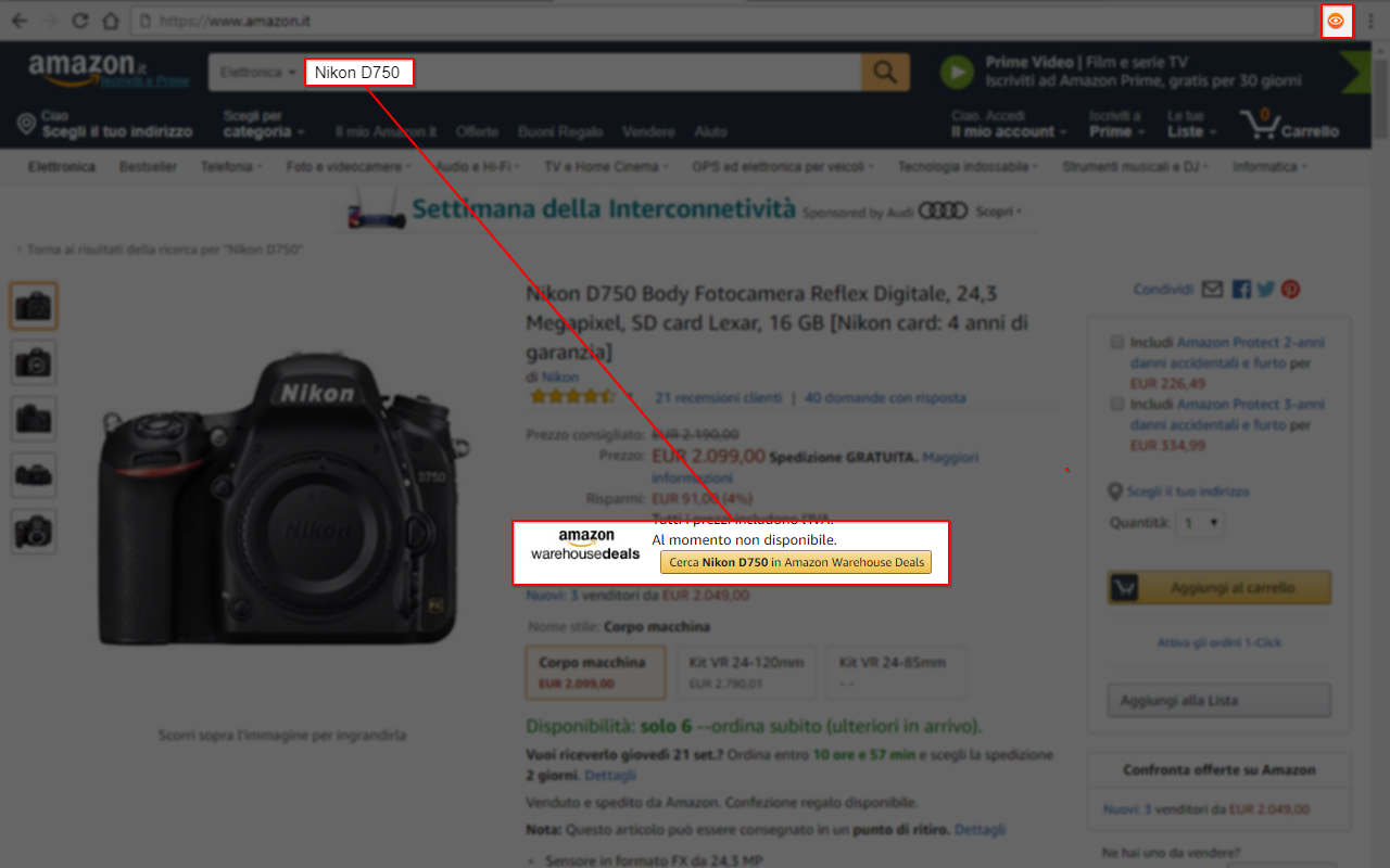 Amazon Warehouse Deals Finder截图1