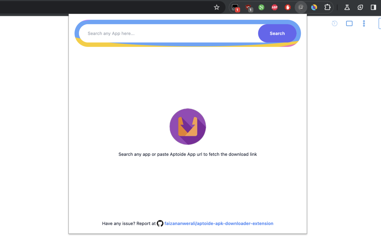 Aptoide APK Downloader Extension截图3