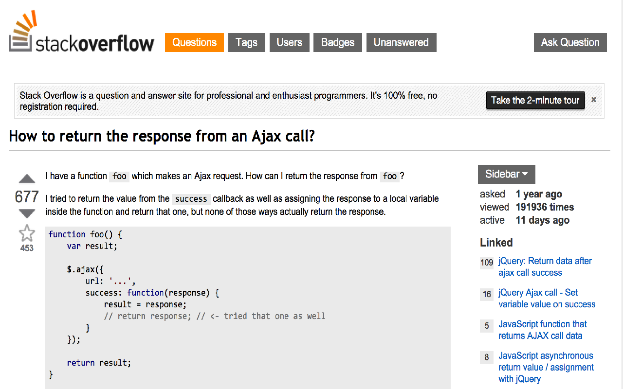 Toggle Stackoverflow sidebar截图1