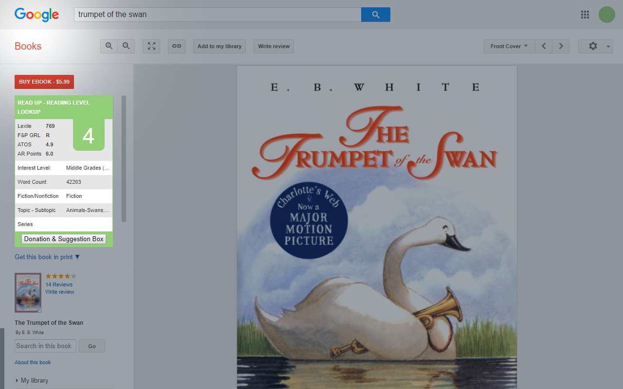 Read Up - look up a book’s reading level截图5