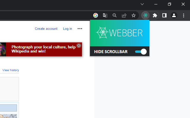 Webber | The scrollbar hider截图2