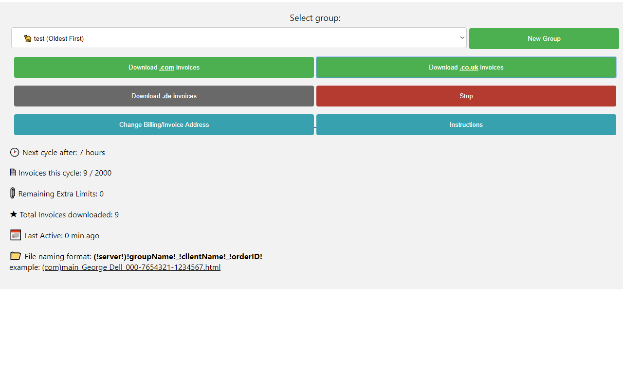 Amazon Invoice Downloader截图1