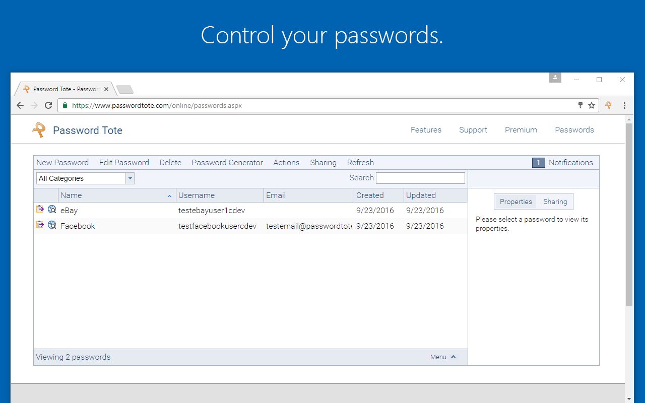 Password Tote截图2