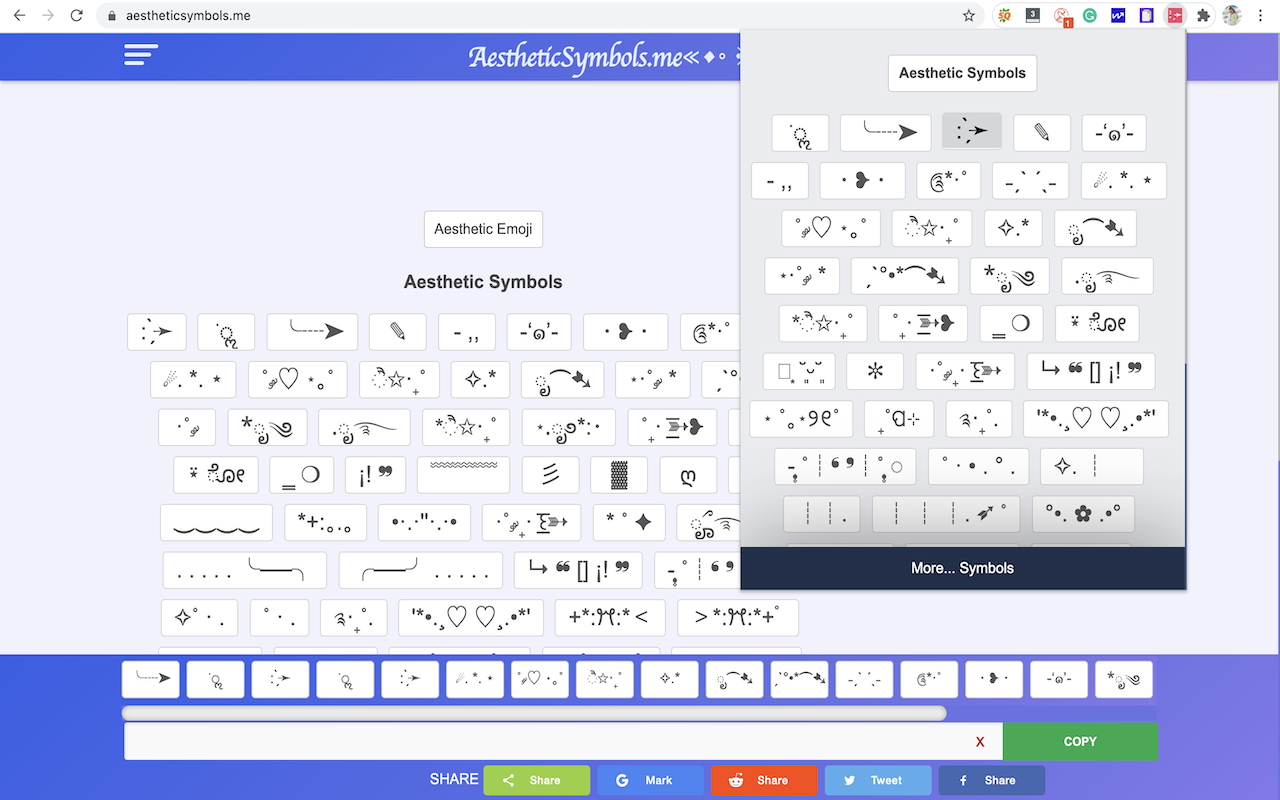 Aesthetic Symbols截图3