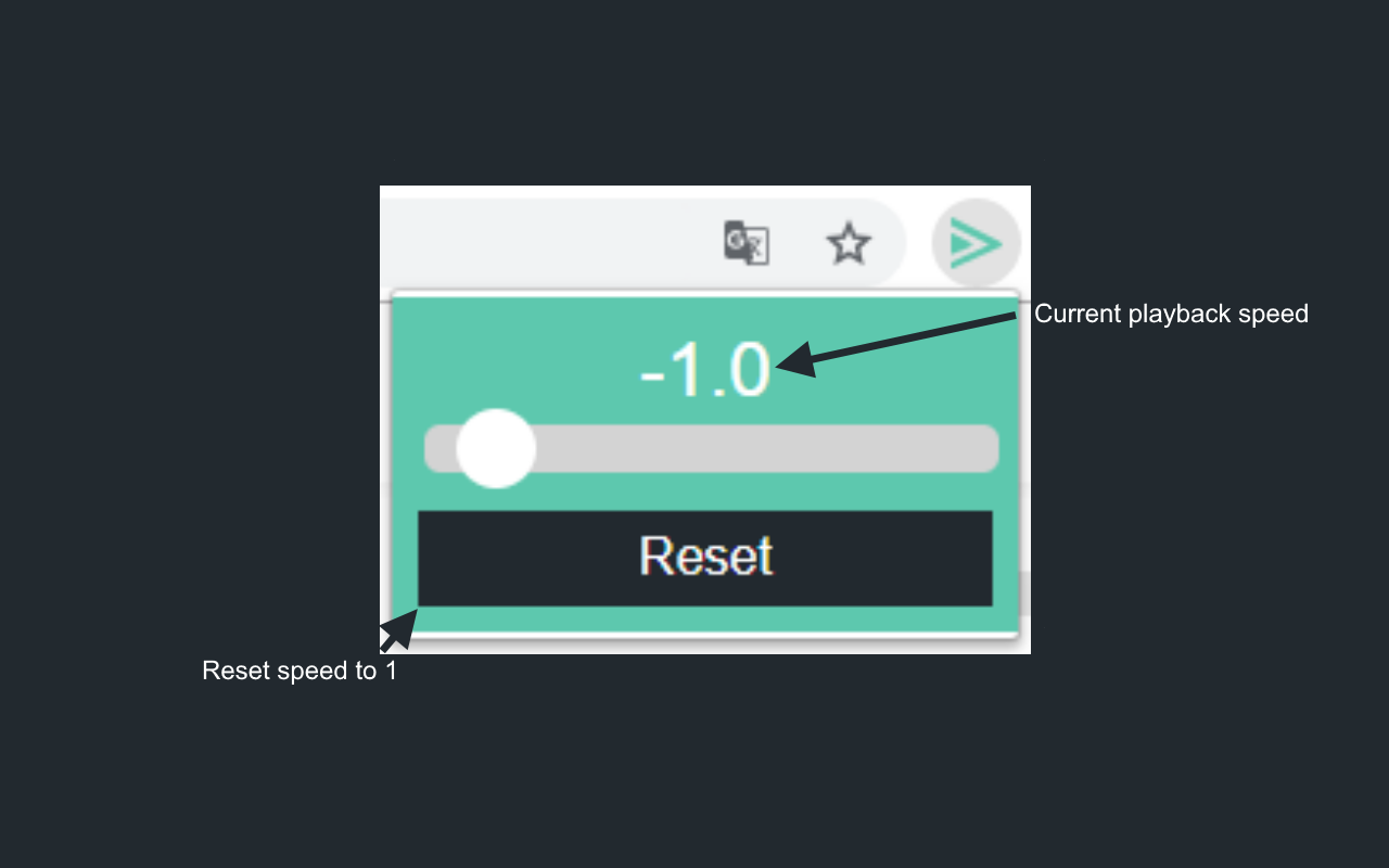 Chrome playback speed controller截图1