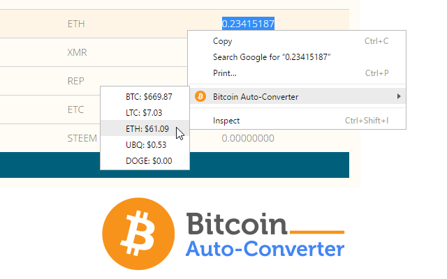 Bitcoin Auto-Converter截图2