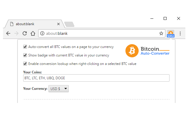 Bitcoin Auto-Converter截图5
