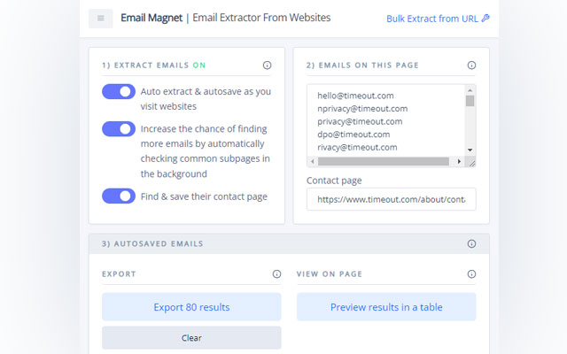 Email Extractor From Websites | Email Magnet截图3