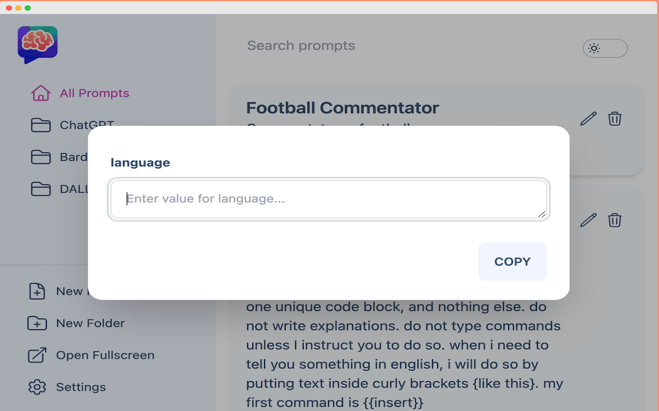 AI Prompt Genius截图1