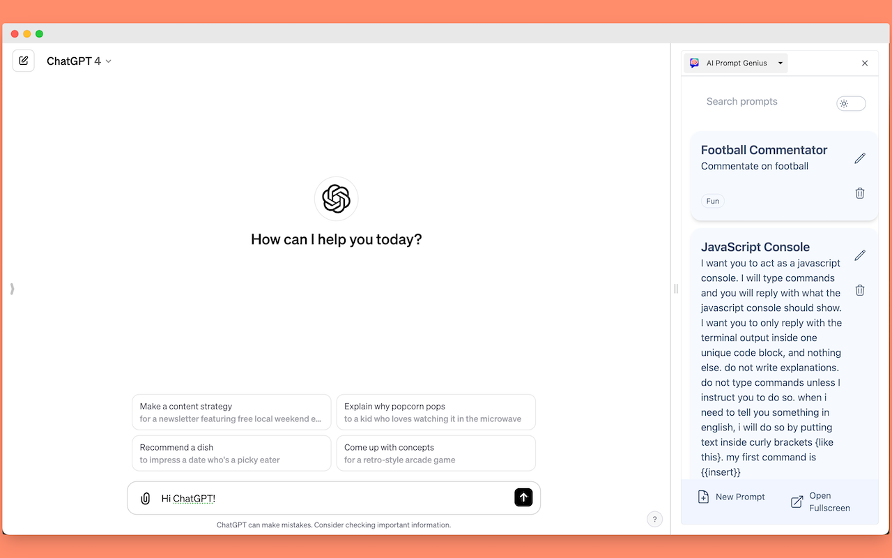 AI Prompt Genius截图2