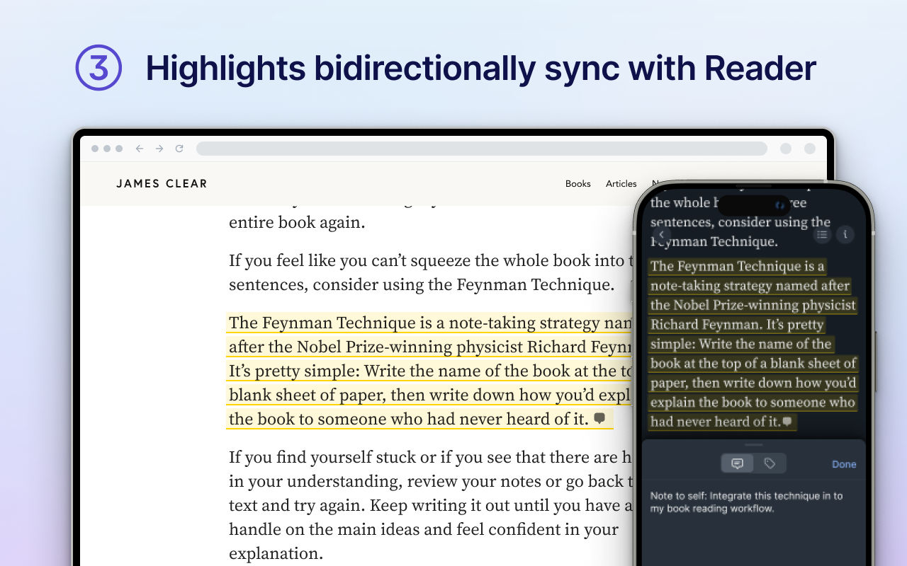 Readwise Highlighter截图5