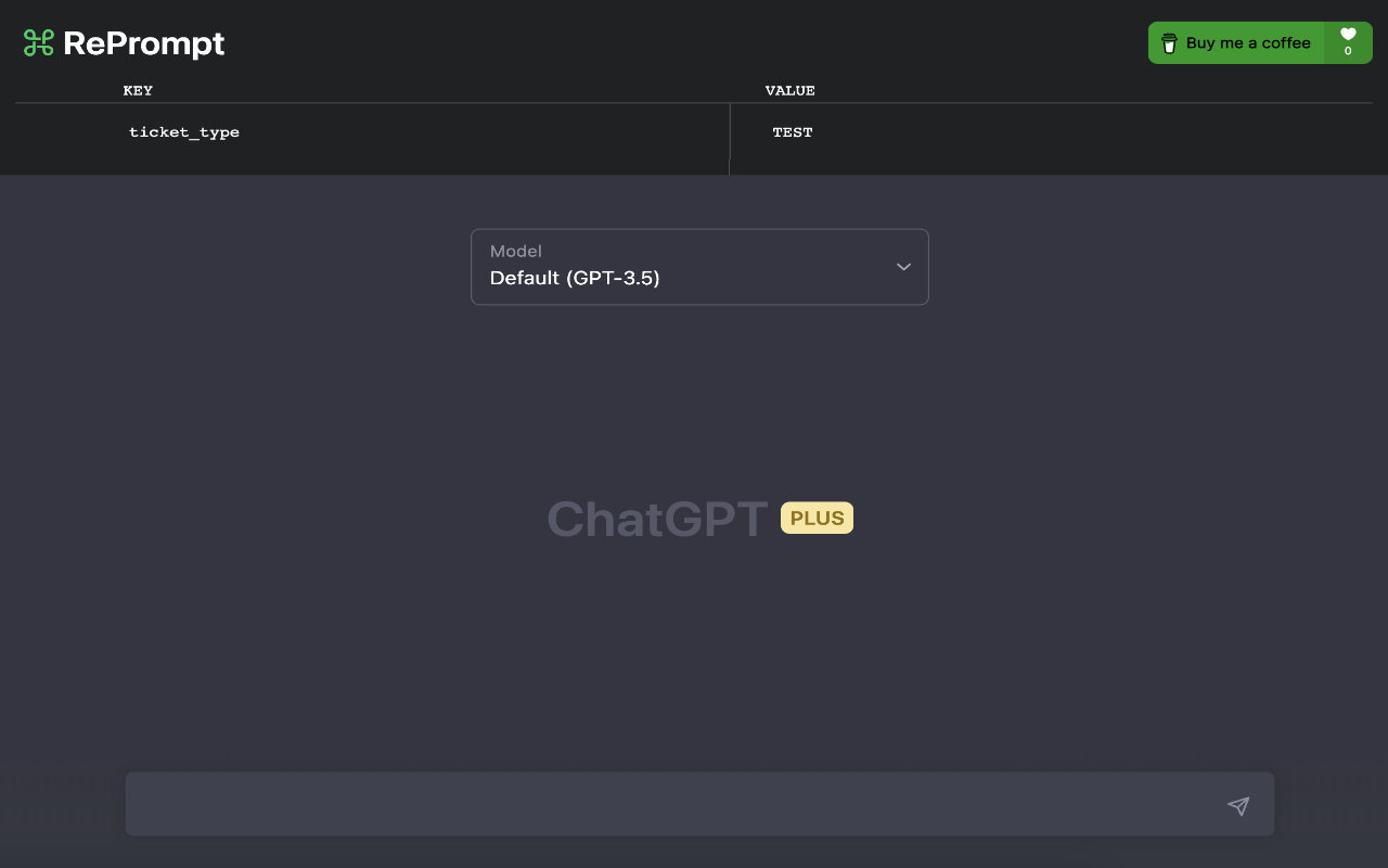 ChatGPT: RePrompt截图1