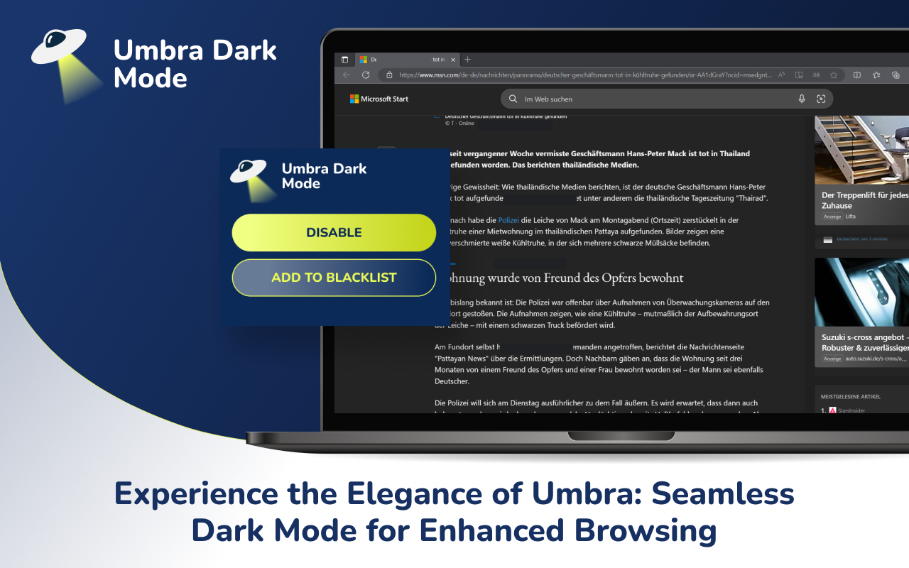 Umbra Dark Mode截图1
