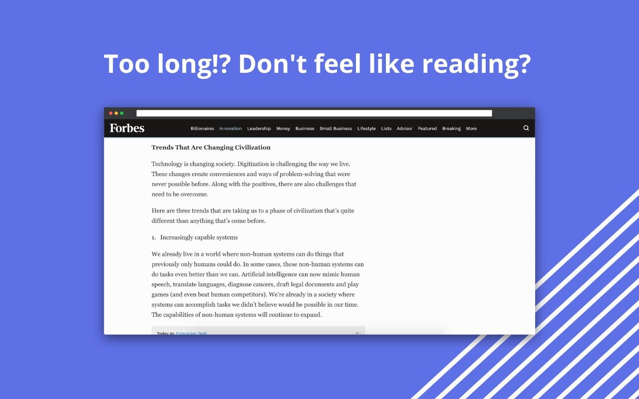 TLDR This - Free automatic text summary tool截图3