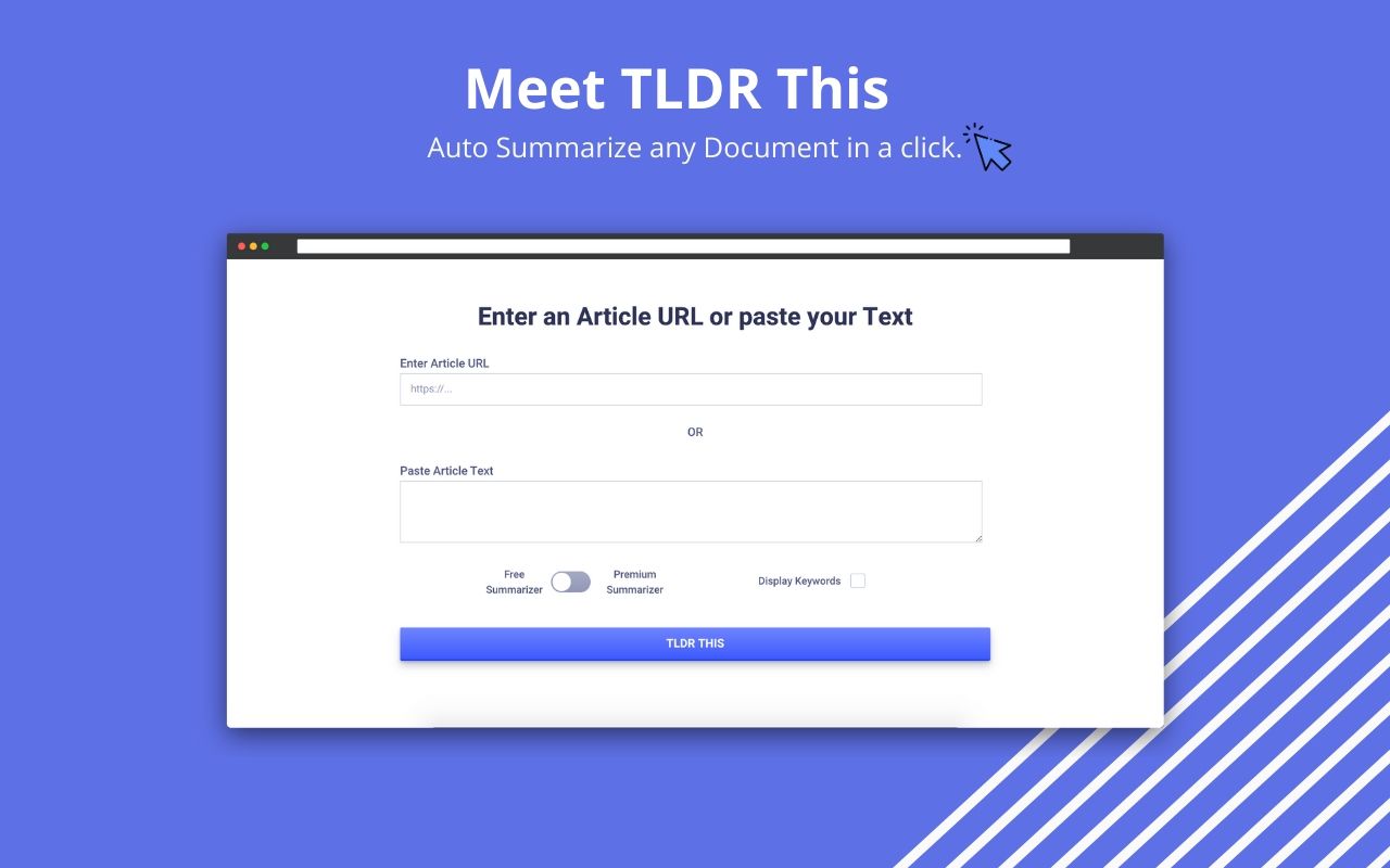 TLDR This - Free automatic text summary tool截图4