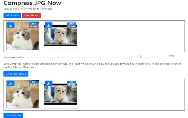 Compress JPEG Files in Google Chrome™截图1