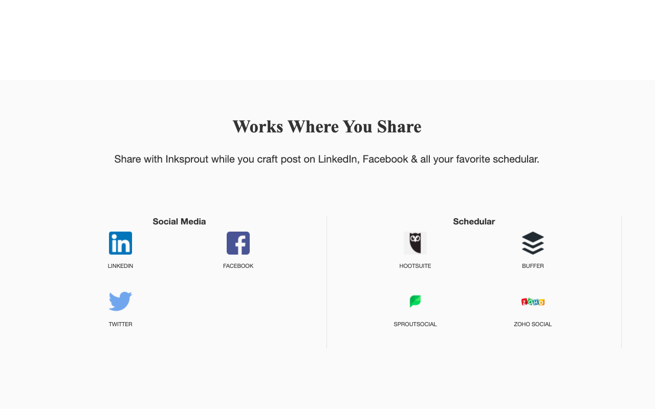 Inksprout - AI Social Media Writer截图2