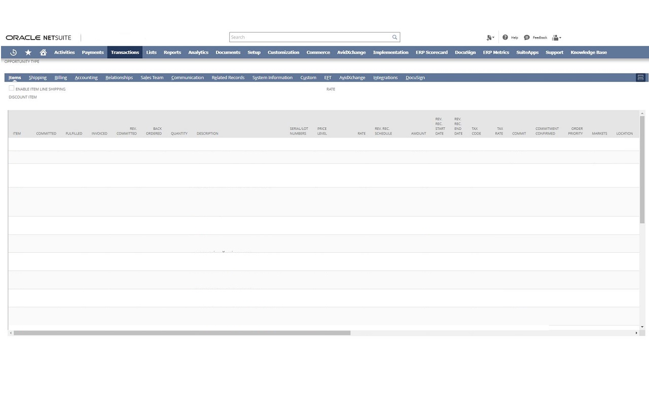 NetSuite Fixed Sublist Headers截图1