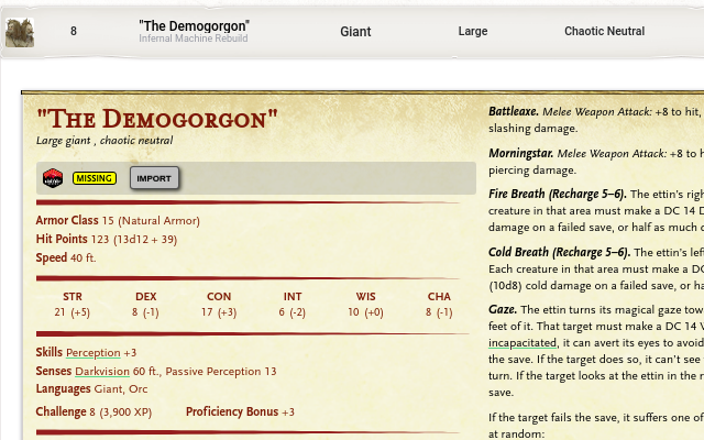 VTTA.io D&D Beyond Integration截图3