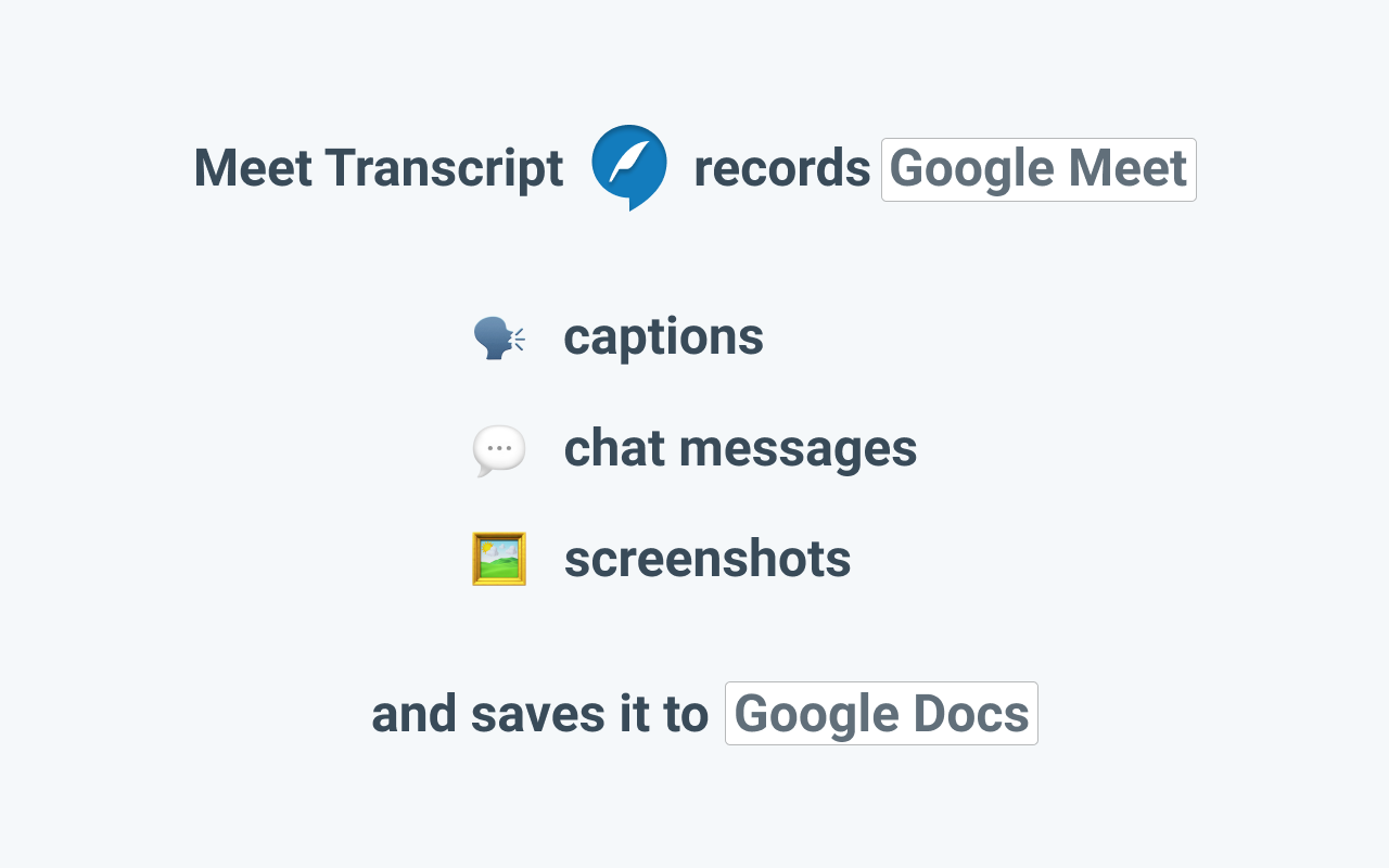 Meet Transcript截图1