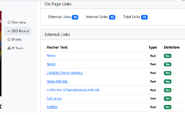 IPaddress.is - IP Lookup and SEO Analysis截图4