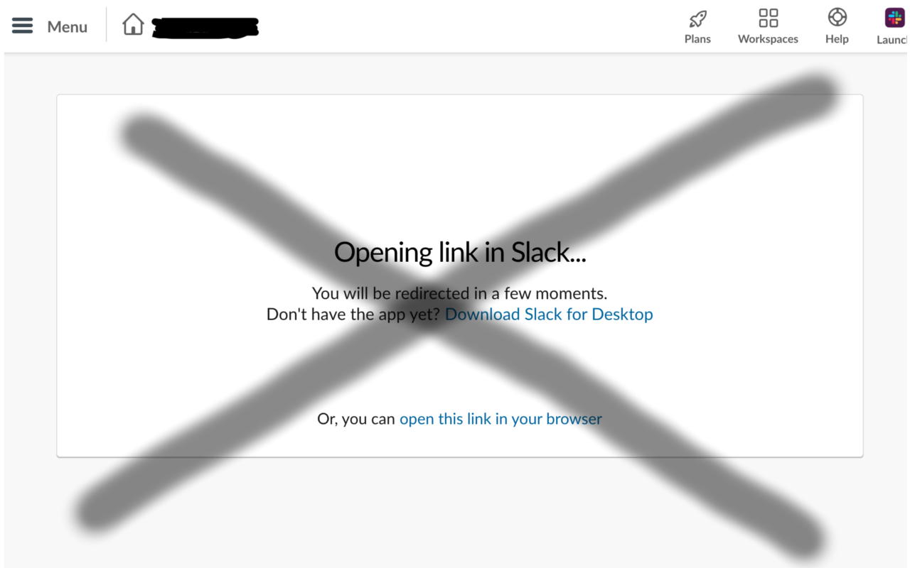 Open Slack in Browser, not App截图1
