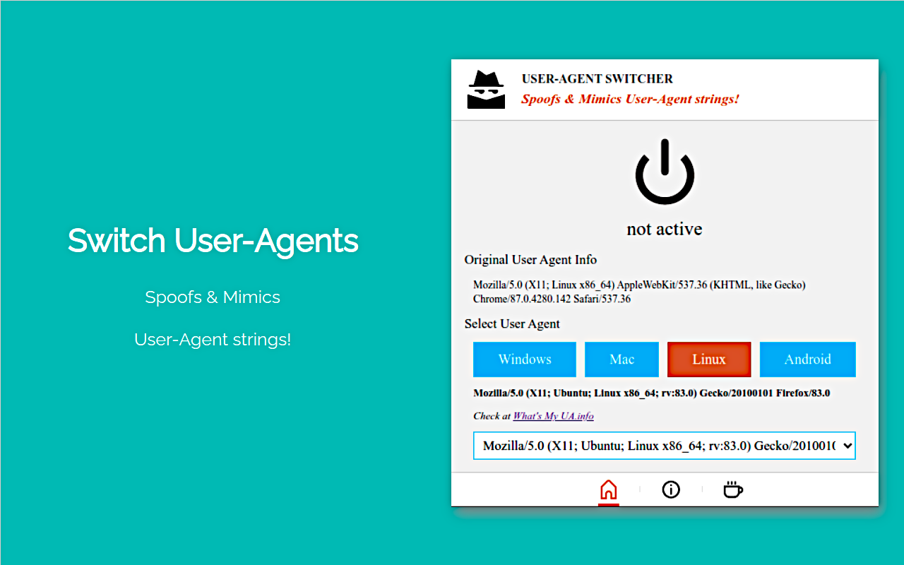 User-Agent Switcher截图1