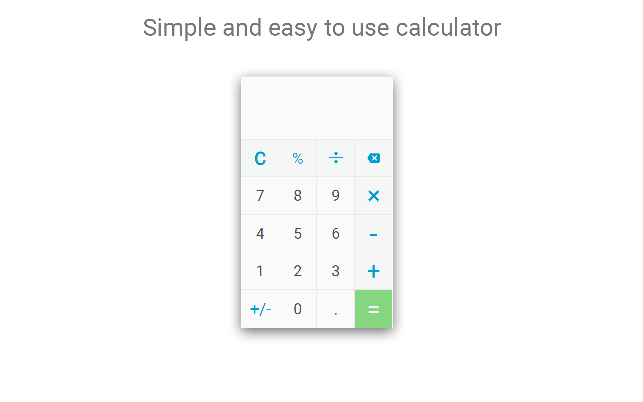 Android Calculator截图1
