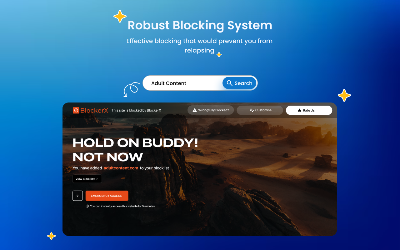 色情/成人网站拦截器,拦截网站 - BlockerX截图4